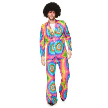 Psykedelisk hippie jakkesett kostyme