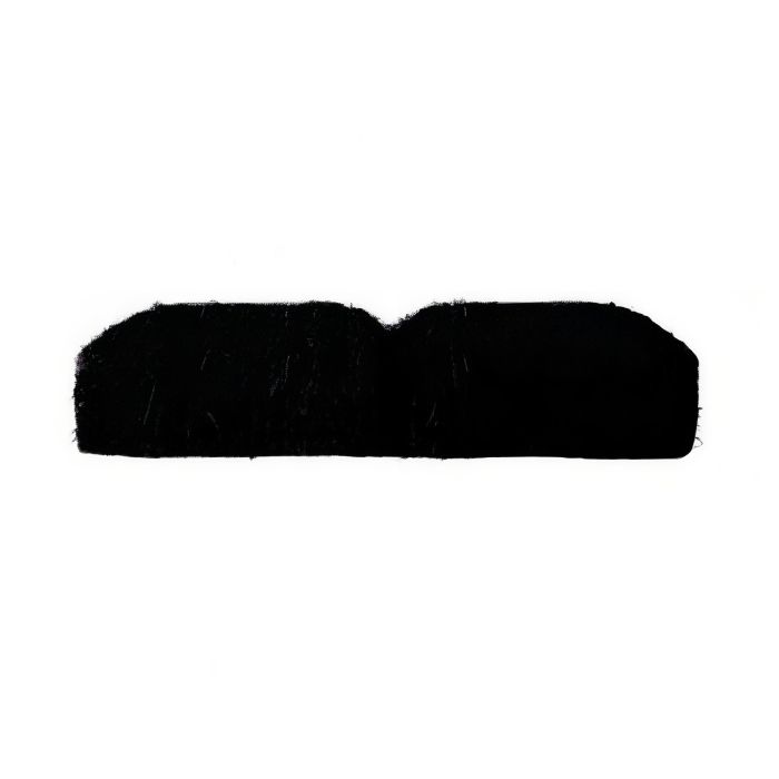 Svart overskegg - onesize
