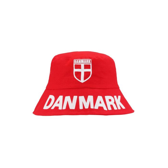 Danmark Bøllehatt i Raud Og Kvit