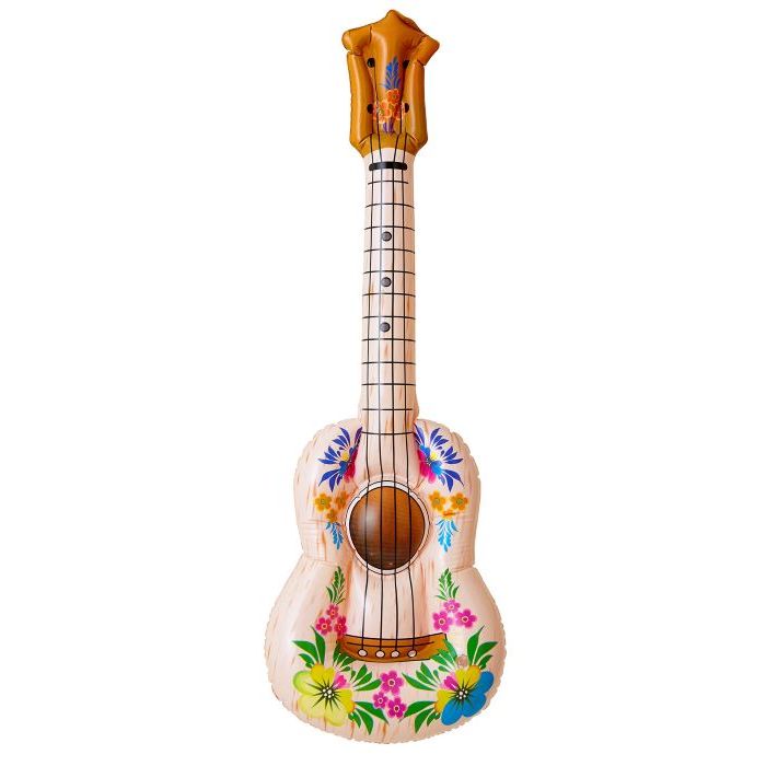 Oppustbar Hawaii Hula Guitar - 105 CM