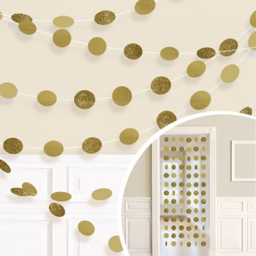 Gull Glitterforheng - 213 cm