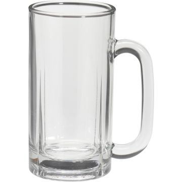 Ølkrus i klart glass 550 ml