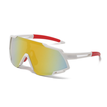 Sports solbriller kvit speilrefleks - onesize