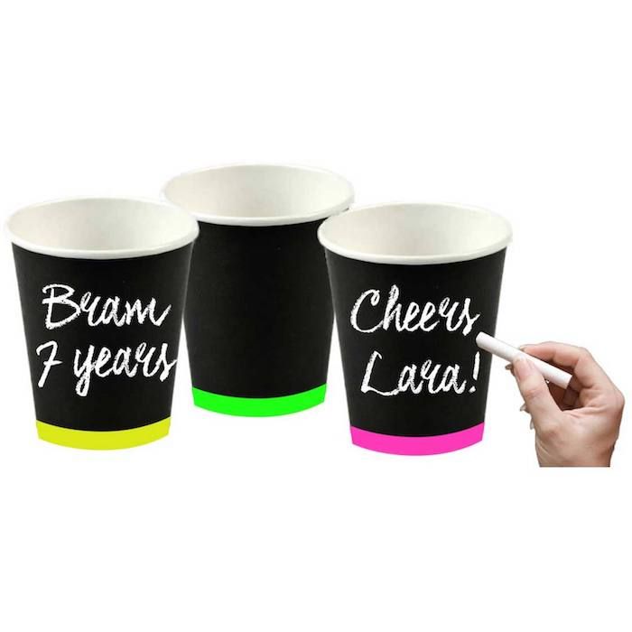 Skrivbare pappkrus 6x - 250 ml