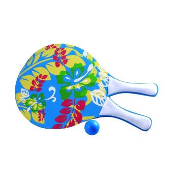 Strandtennis-sett m. 2 ketchere og 1 ball
