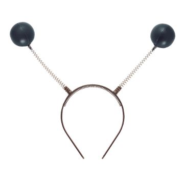 Antenne hårbøyle svart
