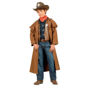 Cowboykostyme med lang frakk
