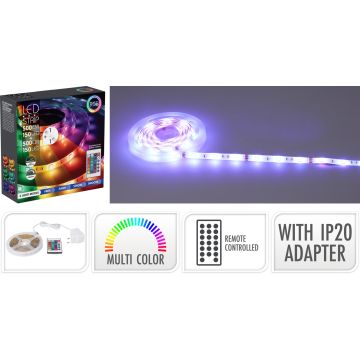 RGB LED-stripe 10 meter med fjernkontroll