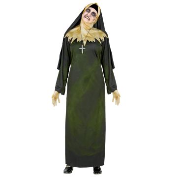Demonisk nonnekostyme for voksne