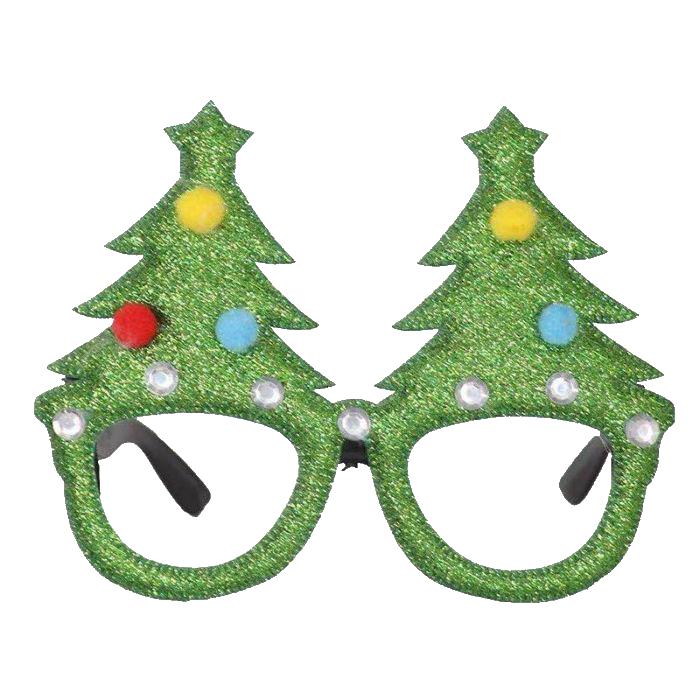 Julebrille med Juletre