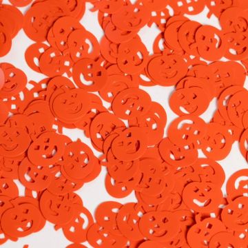 Orange graskarbordkonfetti - 14 g