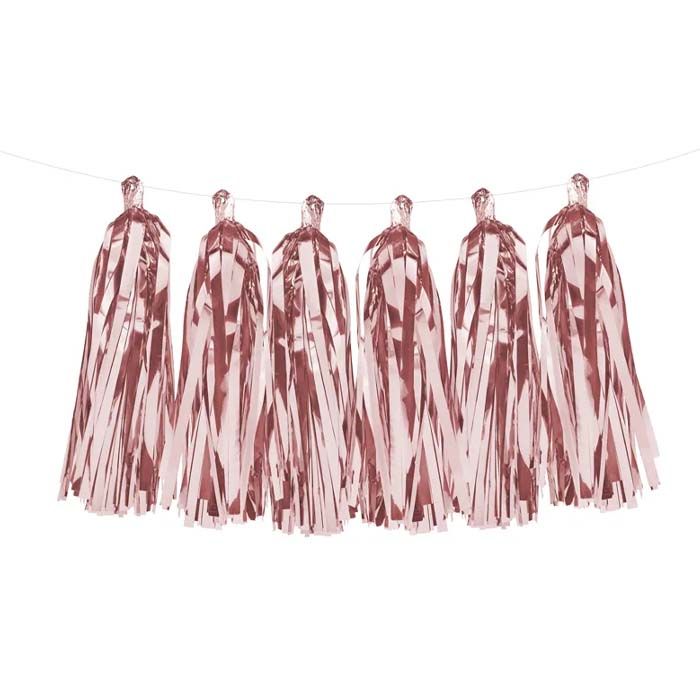 Girlande med Rose Gold Dusk - 2 meter