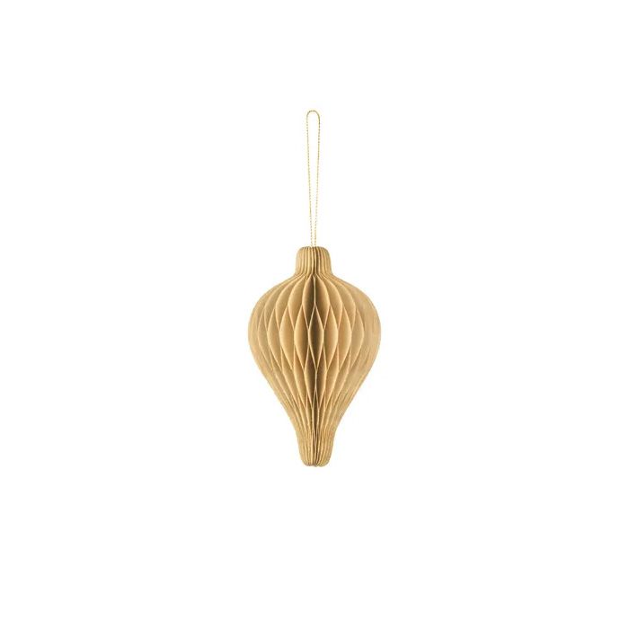 Honeycomb Utsmykking i Beige 12x8 cm