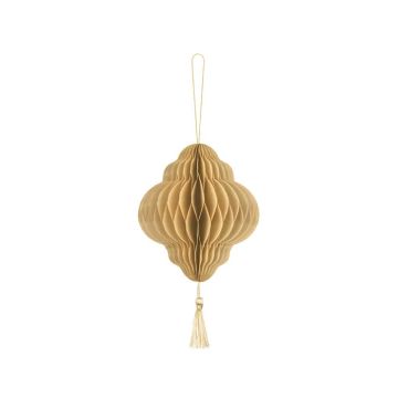 Honeycomb Lanterne i Beige