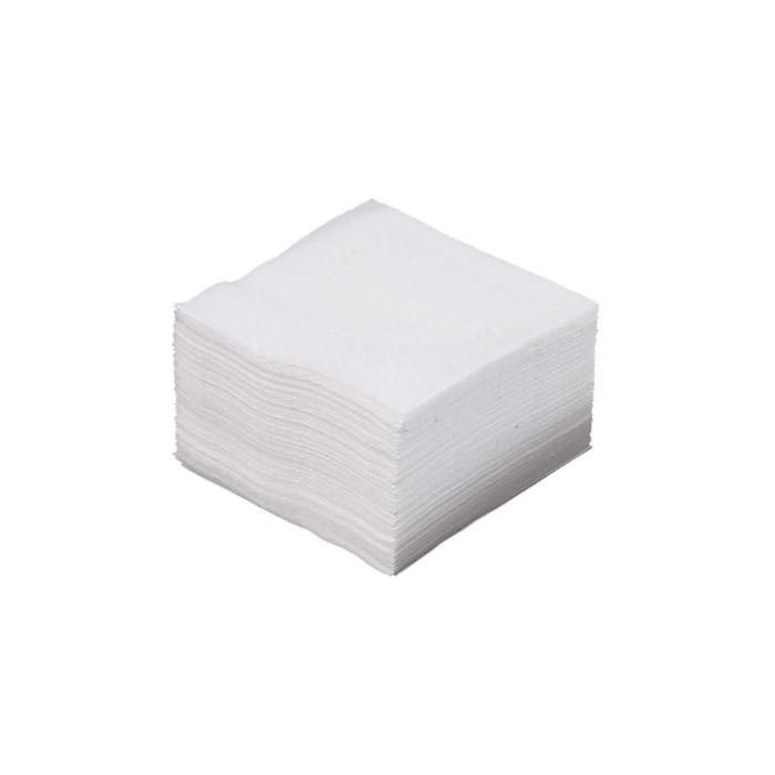 Hvite servietter 2-lags 100x - 24x24 cm