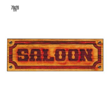 Western salon papirskilt - 78x26 cm