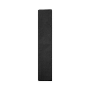Svart crepe streamerpapir 50x250 cm