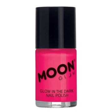 Selvlysande Neglelakk Rosa 14 ml Moon Creations