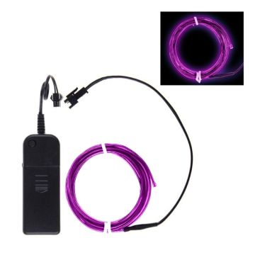 Neon LED-ledning 3 m Lilla