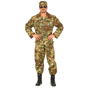 Soldat kamuflasje kostyme - 3 deler