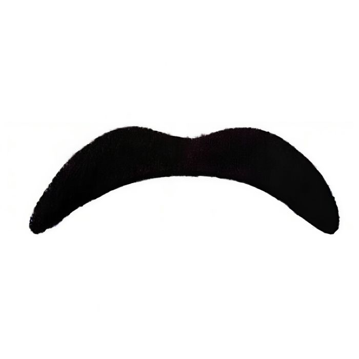 Svart cowboy sheriffskjegg 