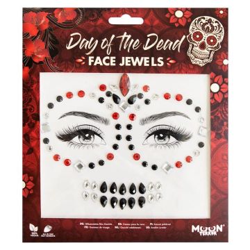 Ansiktssmykker Day of the dead