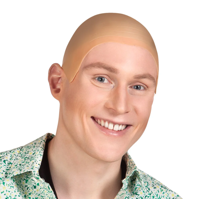 Latex skallad perukke