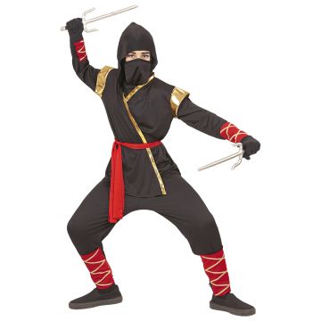 Ninjakriger kostyme for gutter