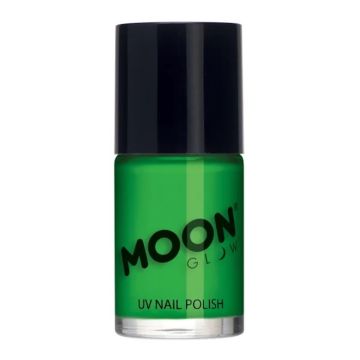 Neon UV neglakk intens grønn Moon Creations - 14 ml 