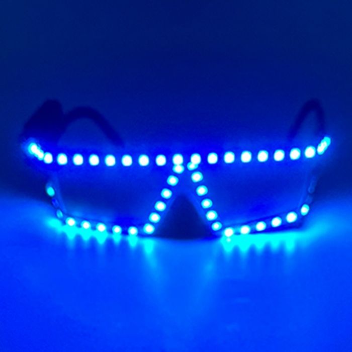 LED-briller blå neon