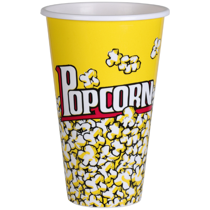 Popcornbeholder 1000ml - 12x18 cm