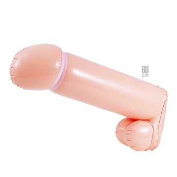Oppblåsbar penis 60 cm 