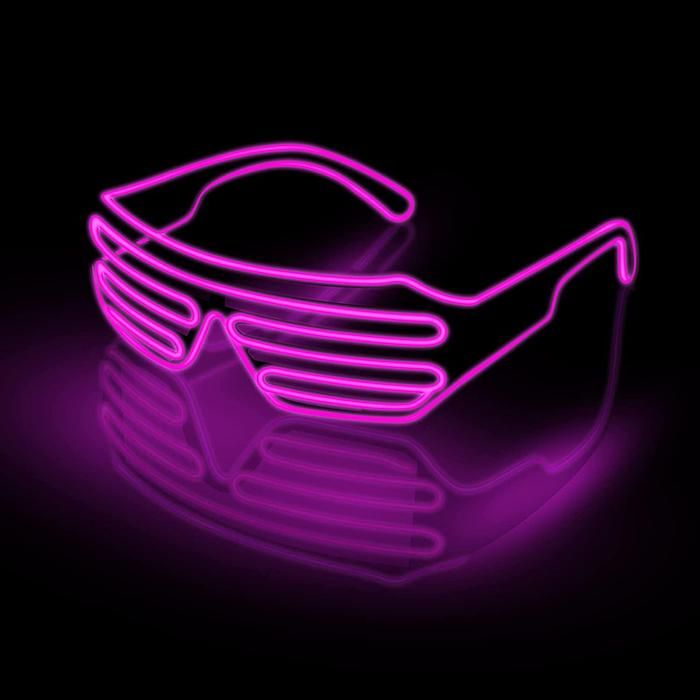 LED-briller Pink