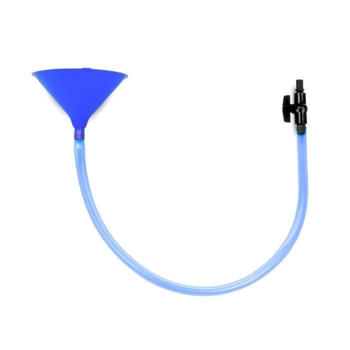 Trakt ølbong blå - 1 meter