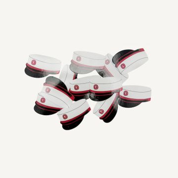 Raud Studenterhue Strøpynt 20x - 5 x 4 cm 