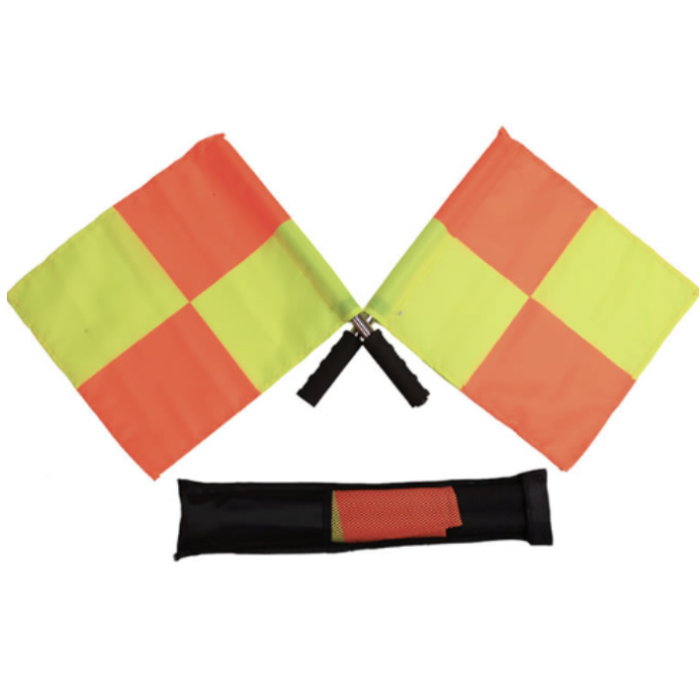 Dommerflaggsett 2x 45x45 cm