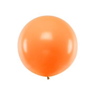 Kjempe oransje ballong - 1 meter 