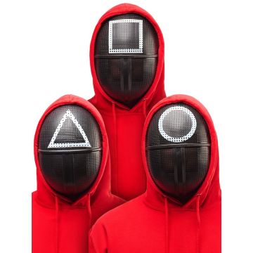 Squid Game® Guard maskesett 3 pakke