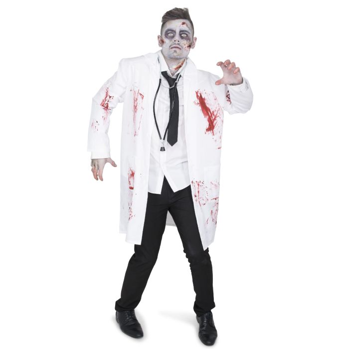 Zombie doktor kostyme for menn