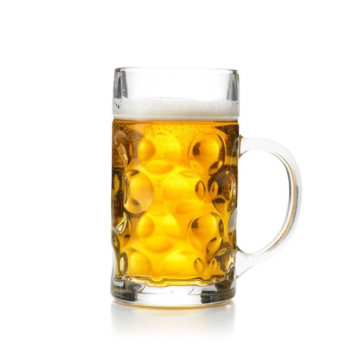 1 liter oktoberfest ølkrus glas
