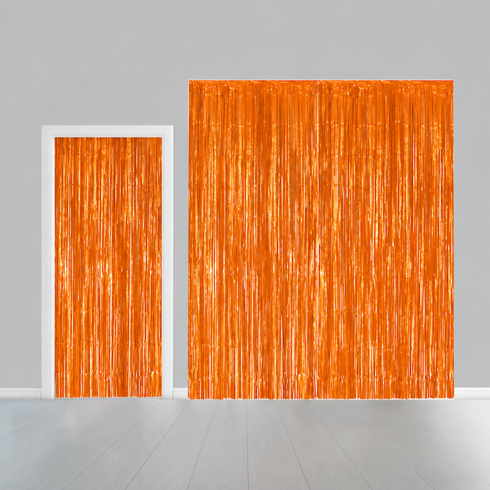 Oransje Glimmerforheng - 100 x 240 cm