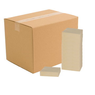 33x33 cm servietter 1000x brune 2-lags