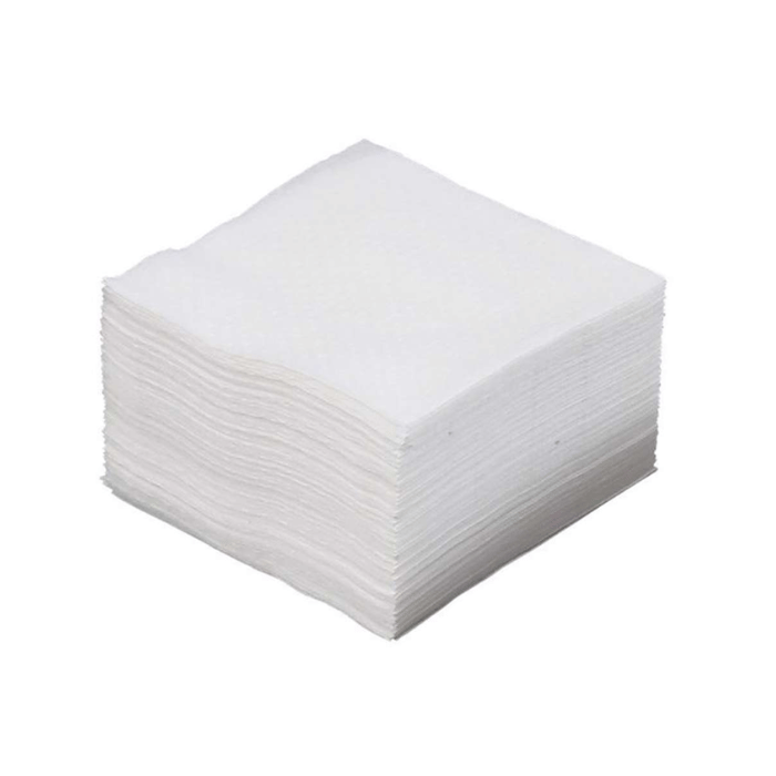 Hvite servietter 2-lags 100x - 33x33 cm