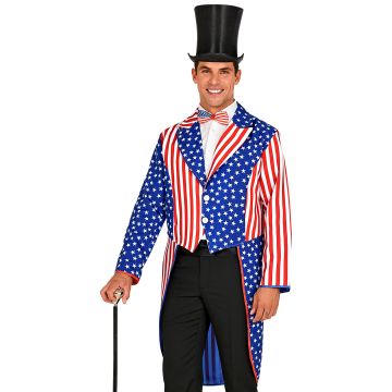 Amerikansk kjolejakke med stjerner og striper
