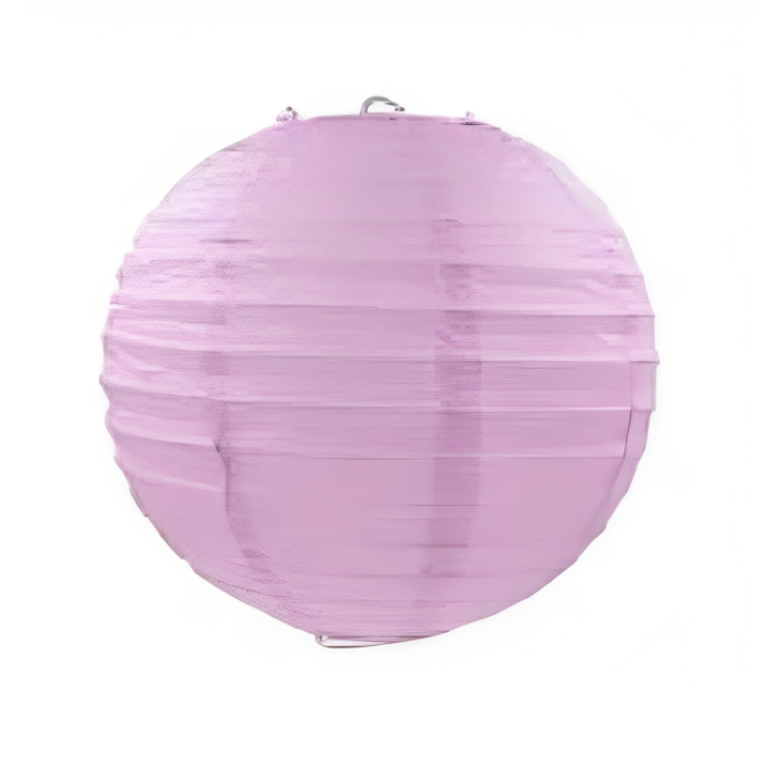 Pastell lilla papirlanterne 40 cm