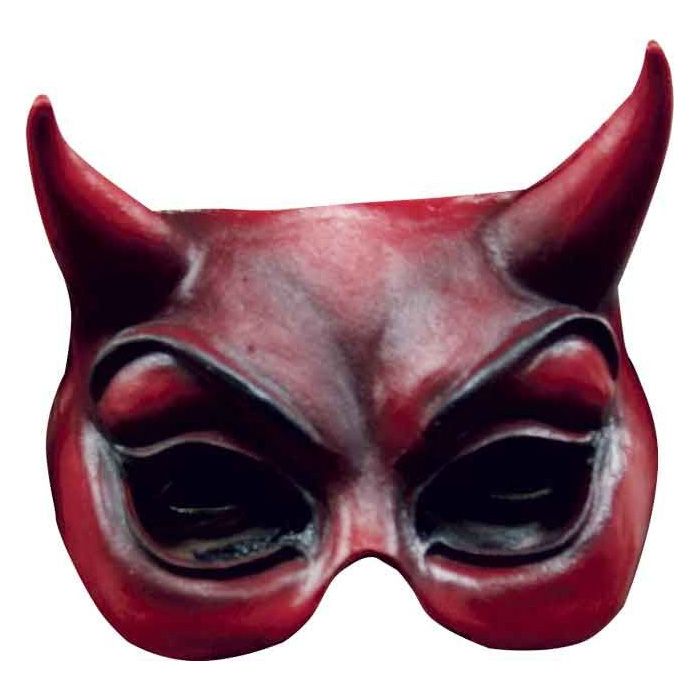 Raud halv djævle maske