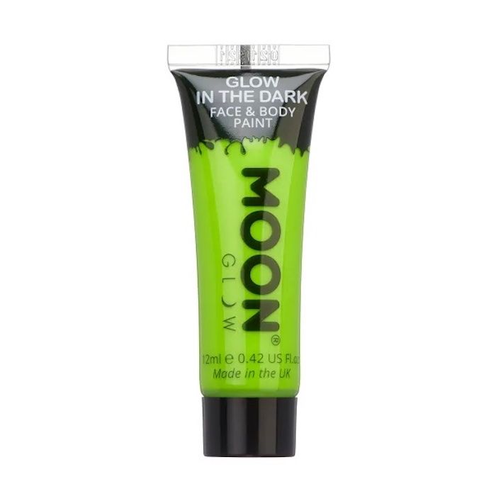 Sjølvlysande Ansikts Og Kroppsmaling Grøn 12 ml Moon Creations