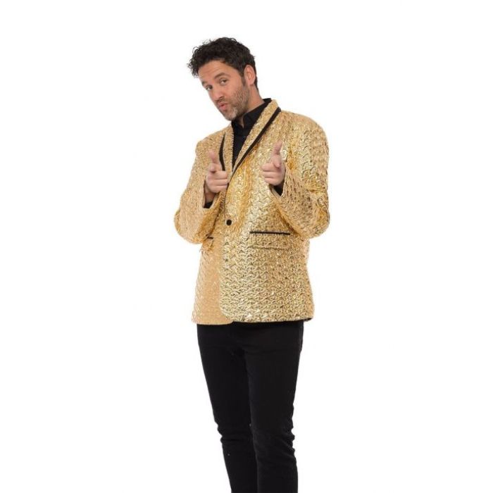 Gull blazer til menn