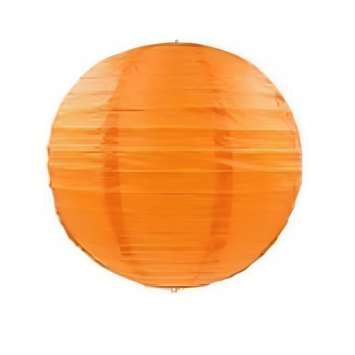 Oransje papirlanterne 40 cm