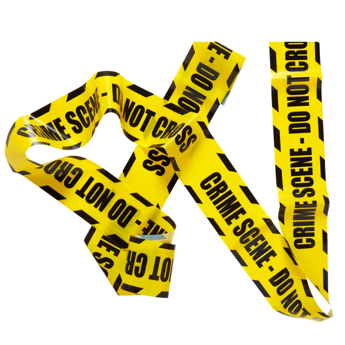 Advarselstape Crime Scene 7,2 meter